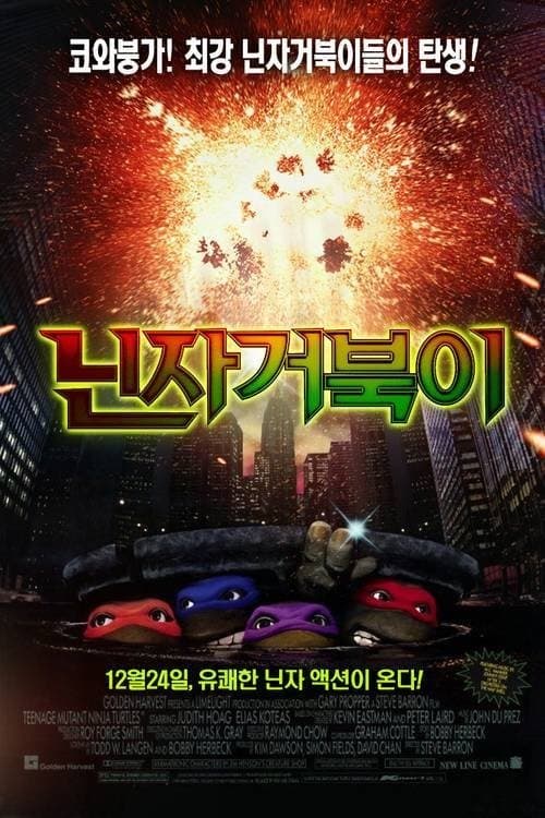 닌자 거북이 포스터 이미지
