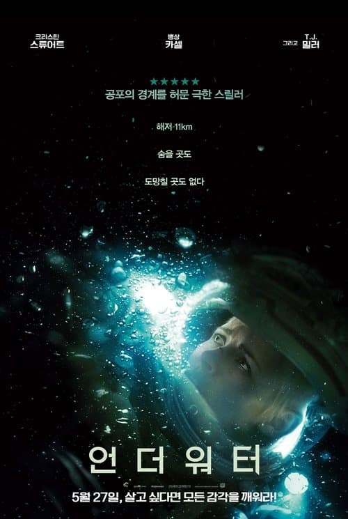 언더워터 포스터 이미지